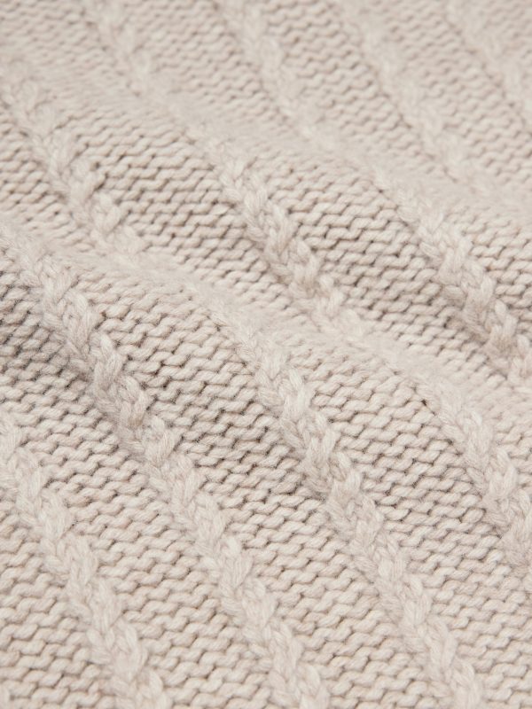 + Aaron Levine Sussex Cable-Knit Virgin Wool Sweater - CU