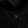+ Aaron Levine Boston Suede Trucker Jacket - CU + Aaron Levine Boston Suede Trucker Jacket - CU