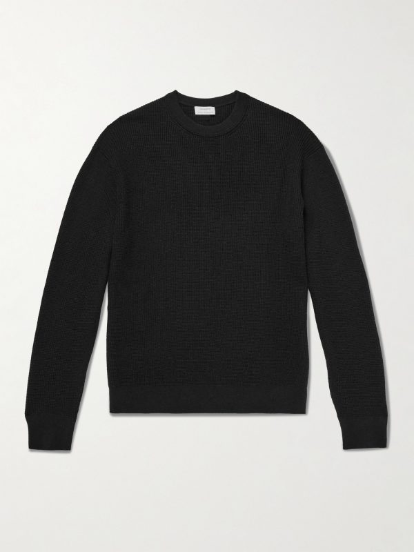 + Aaron Levine Portland Waffle-Knit Merino Wool and Cashmere-Blend + Aaron Levine Portland Waffle-Knit Merino Wool and Cashmere-Blend