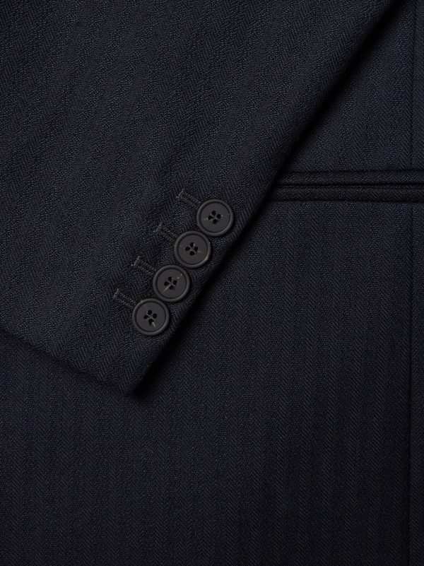 + Aaron Levine Burlington Slim-Fit Herringbone Wool Suit Jacket - CU + Aaron Levine Burlington Slim-Fit Herringbone Wool Suit Jacket - CU