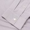 + Aaron Levine Nick Grandad-Collar Striped Cotton Shirt - E1
