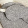 Wool and Cashmere-Blend Hot Water Bottle Cover and Eye Mask Set - CU Wool and Cashmere-Blend Hot Water Bottle Cover and Eye Mask Set - CU