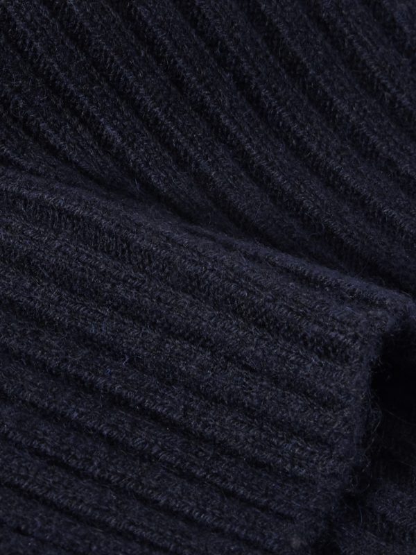 Ribbed Cashmere Beanie and Scarf Set - CU Ribbed Cashmere Beanie and Scarf Set - CU