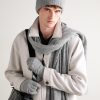 Cashmere Scarf, Beanie and Gloves Set - OU Cashmere Scarf, Beanie and Gloves Set - OU