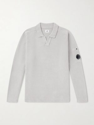 Cotton-Chenille Polo Sweater Cotton-Chenille Polo Sweater