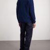 Cotton-Chenille Polo Sweater - BK Cotton-Chenille Polo Sweater - BK