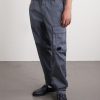 Straight-Leg Logo-Appliquéd Cotton-Blend Cargo Trousers - FR Straight-Leg Logo-Appliquéd Cotton-Blend Cargo Trousers - FR