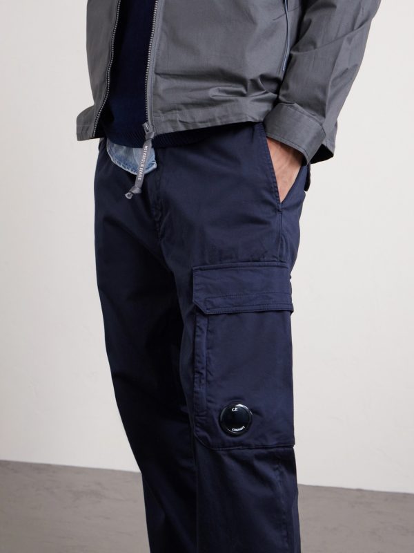 Straight-Leg Logo-Appliquéd Cotton-Blend Cargo Trousers - E1 Straight-Leg Logo-Appliquéd Cotton-Blend Cargo Trousers - E1