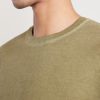 Logo-Print Garment-Dyed Cotton Sweater - E1