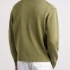 Logo-Appliquéd Knitted Cotton Zip-Up Cardigan - BK