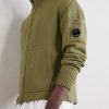 Logo-Appliquéd Knitted Cotton Zip-Up Cardigan - CU