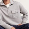 Logo-Embroidered Cotton-Fleece Half-Zip Sweatshirt - CU Logo-Embroidered Cotton-Fleece Half-Zip Sweatshirt - CU