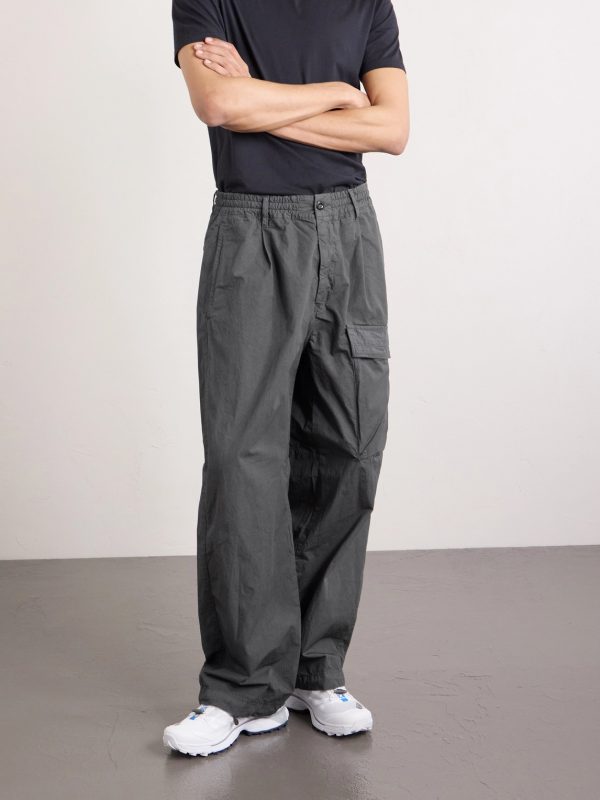 Straight-Leg Logo-Appliquéd Cotton Reps Cargo Trousers - FR Straight-Leg Logo-Appliquéd Cotton Reps Cargo Trousers - FR