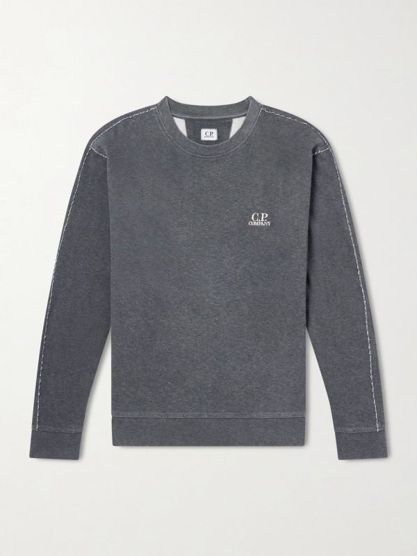 Logo-Embroidered Cotton-Jersey Sweatshirt