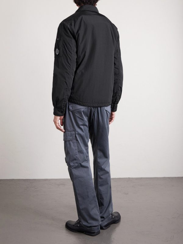 Chrome-R Logo-Appliquéd Padded Shell Overshirt - BK Chrome-R Logo-Appliquéd Padded Shell Overshirt - BK