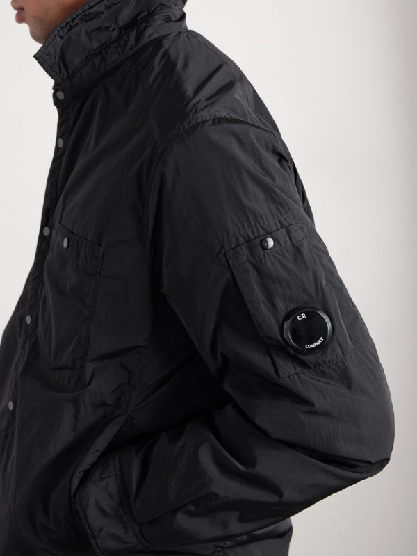 Chrome-R Logo-Appliquéd Padded Shell Overshirt - CU Chrome-R Logo-Appliquéd Padded Shell Overshirt - CU