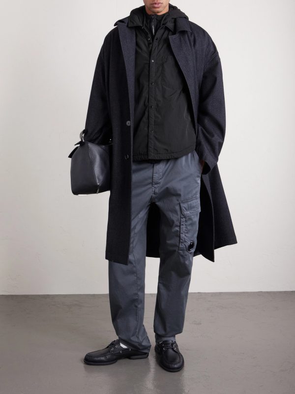 Chrome-R Logo-Appliquéd Padded Shell Overshirt - OU Chrome-R Logo-Appliquéd Padded Shell Overshirt - OU