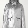 Metropolis Metallic Shell Hooded Jacket