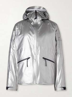 Metropolis Metallic Shell Hooded Jacket