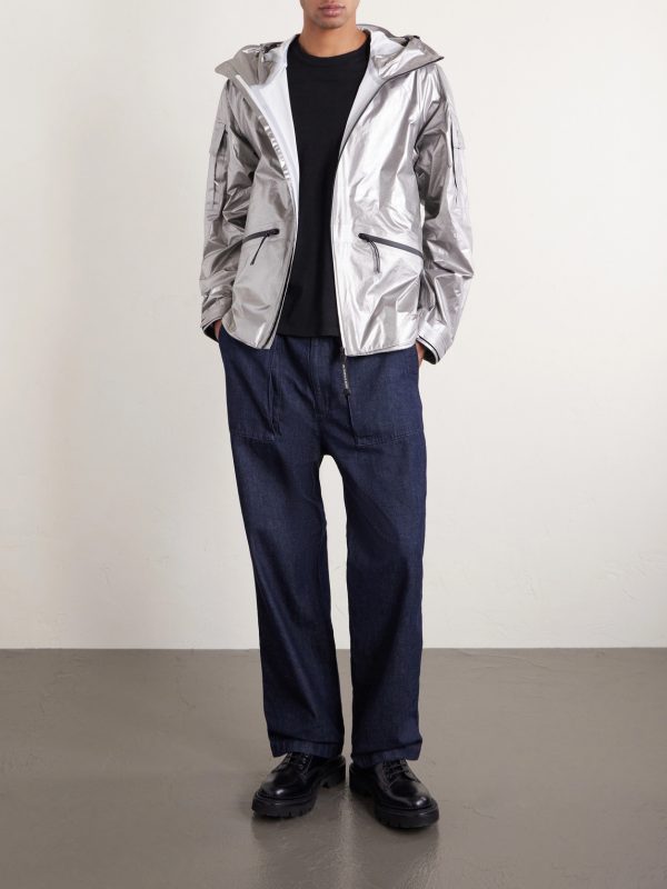 Metropolis Metallic Shell Hooded Jacket - OU