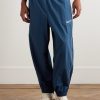 Bad Boy Tapered Logo-Embroidered Piped Shell Trackpants - FR