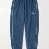 Bad Boy Tapered Logo-Embroidered Piped Shell Trackpants