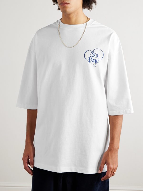 Printed Cotton-Jersey T-Shirt - FR Printed Cotton-Jersey T-Shirt - FR