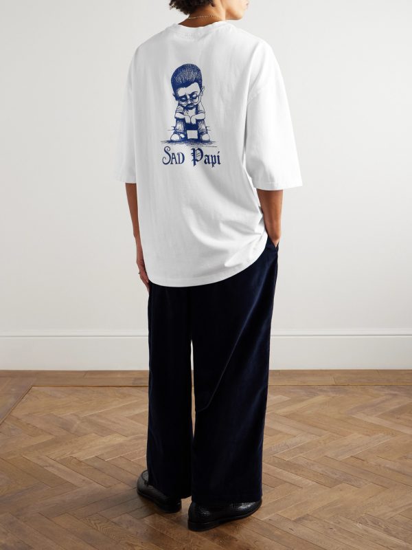 Printed Cotton-Jersey T-Shirt - OU Printed Cotton-Jersey T-Shirt - OU