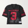 Willy Football Appliquéd Mesh T-Shirt Willy Football Appliquéd Mesh T-Shirt