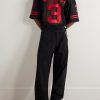 Willy Football Appliquéd Mesh T-Shirt - OU Willy Football Appliquéd Mesh T-Shirt - OU