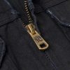 Stockton Cropped Logo-Detailed Distressed Denim Jacket - CU