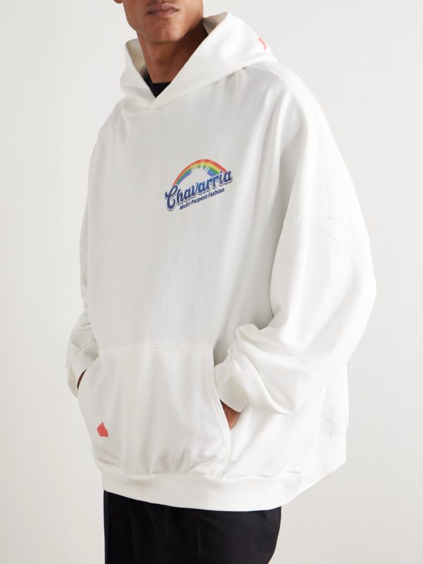 Fabuloso Hooligan Oversized Logo-Print Cotton-Jersey Hoodie - FR