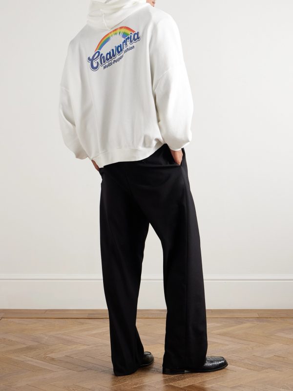 Fabuloso Hooligan Oversized Logo-Print Cotton-Jersey Hoodie - OU