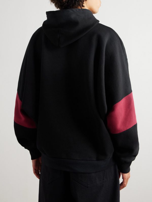 Casa de Chavarria Printed Cotton-Jersey Hoodie - BK Casa de Chavarria Printed Cotton-Jersey Hoodie - BK