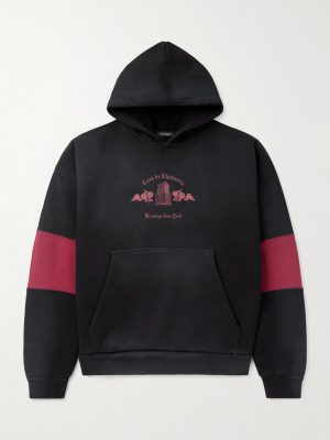Casa de Chavarria Printed Cotton-Jersey Hoodie