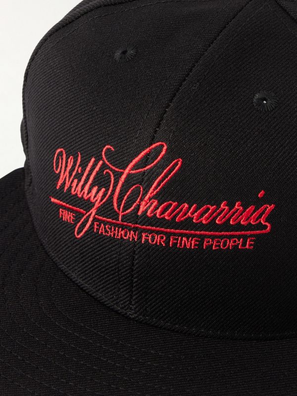 Fine Fashion Logo-Embroidered Twill Baseball Cap - CU