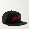 Fine Fashion Logo-Embroidered Twill Baseball Cap
