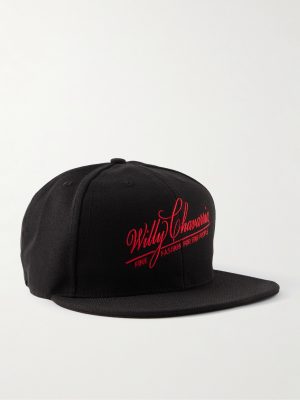 Fine Fashion Logo-Embroidered Twill Baseball Cap Fine Fashion Logo-Embroidered Twill Baseball Cap