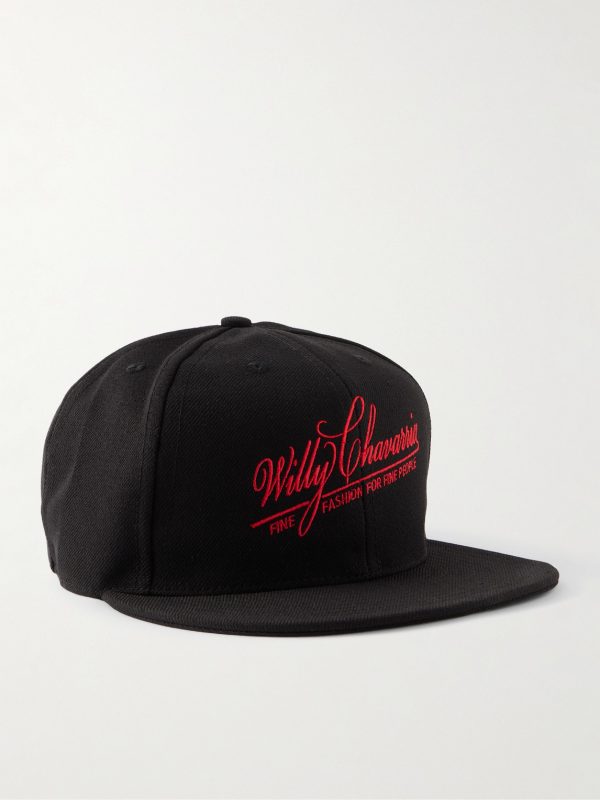 Fine Fashion Logo-Embroidered Twill Baseball Cap