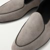 Modena Leather-Trimmed Suede Loafers - CU Modena Leather-Trimmed Suede Loafers - CU