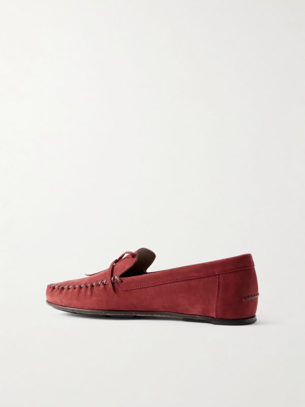 Gargano Tasselled Nubuck Driving Shoes - BK