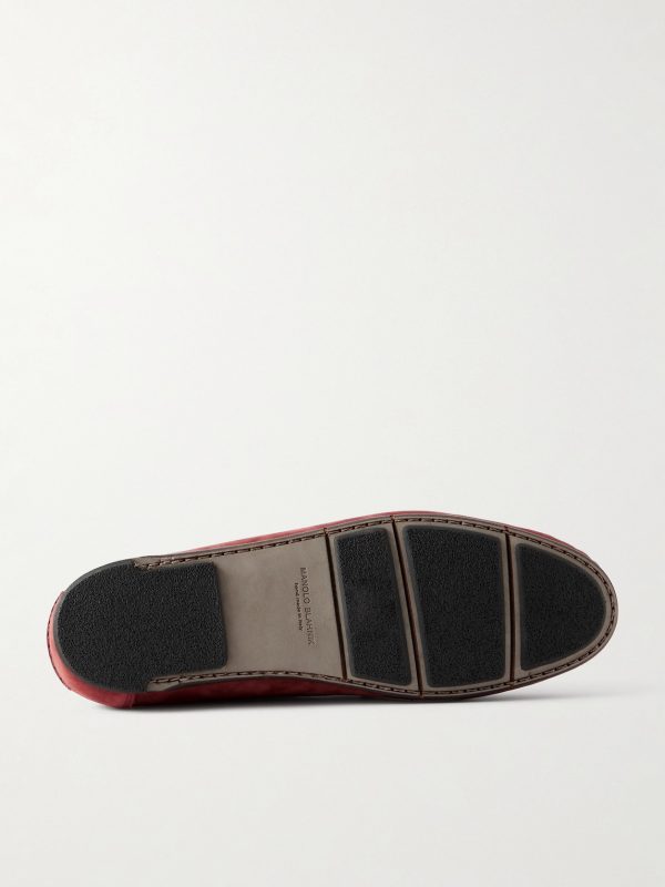 Gargano Tasselled Nubuck Driving Shoes - E1
