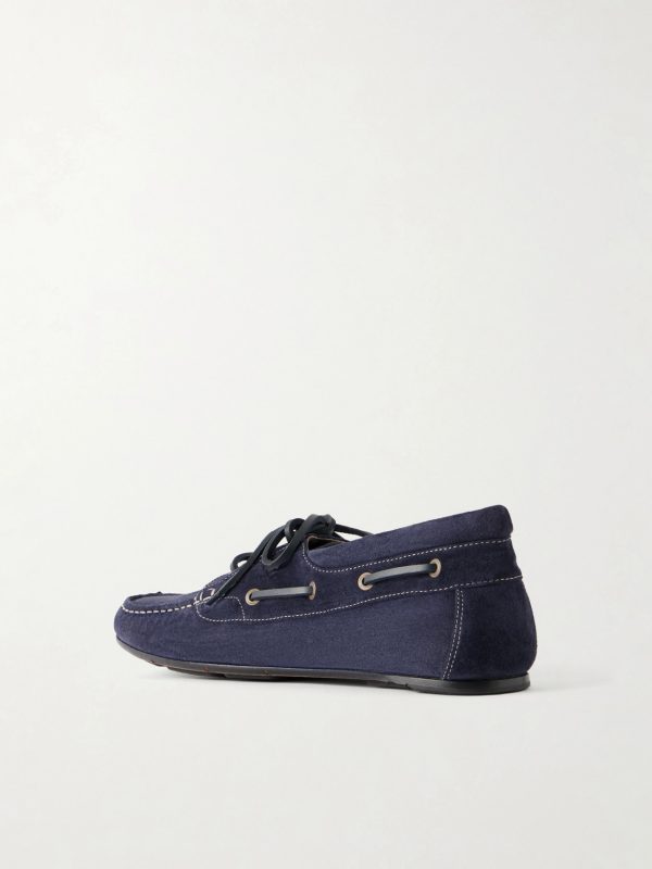 Marino Suede Boat Shoes - BK Marino Suede Boat Shoes - BK
