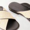 Otawi Woven Raffia and Leather Sandals - CU Otawi Woven Raffia and Leather Sandals - CU