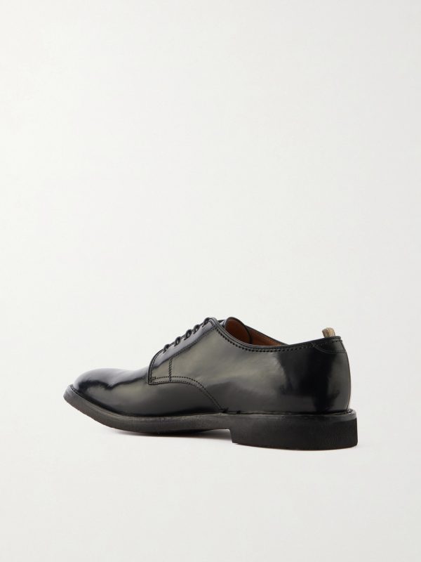 Hopkins 115 Leather Derby Shoes - BK