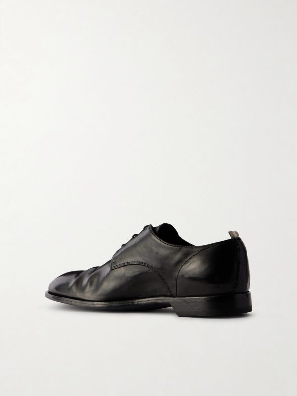 Sound 002 Leather Derby Shoes - BK