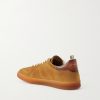 Militia 002 Leather-Trimmed Suede Sneakers - BK Militia 002 Leather-Trimmed Suede Sneakers - BK