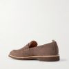Opera 001 Suede Penny Loafers - BK Opera 001 Suede Penny Loafers - BK