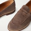 Opera 001 Suede Penny Loafers - CU Opera 001 Suede Penny Loafers - CU