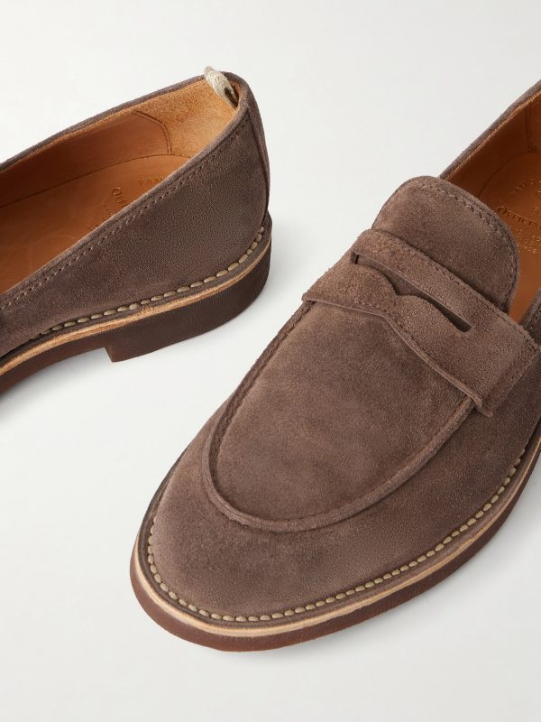 Opera 001 Suede Penny Loafers - CU Opera 001 Suede Penny Loafers - CU